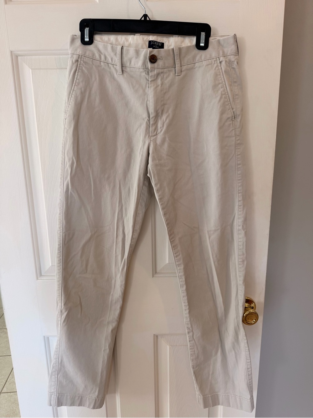 J. Crew Men's Chinos in Light Beige